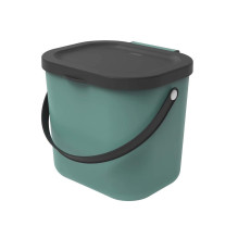 ROTHO Albula Dark green - waste sorting container - 6l