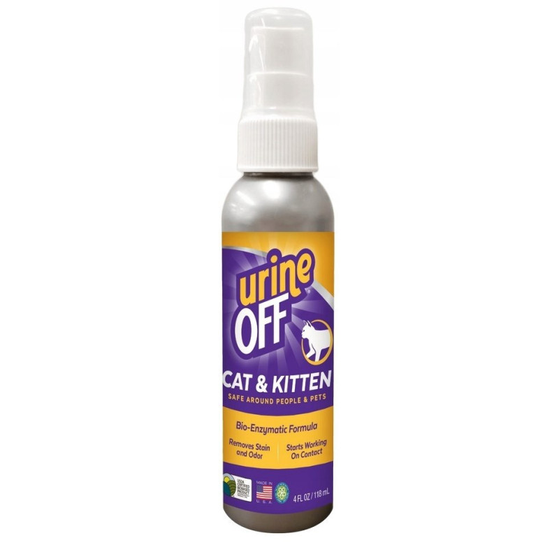 urineOFF Cat &amp; Kitten - urine stain remover spray - 118ml