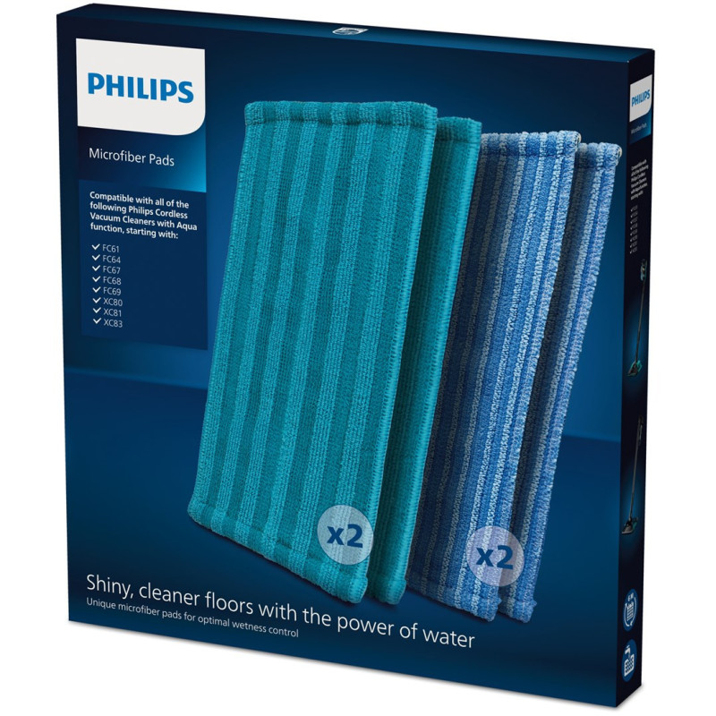 Philips Rechargeable Stick Accessory XV1700 / 01 Microfibre Pads