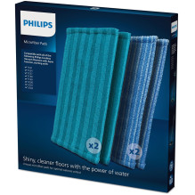 „Philips“ įkraunamų lazdelių priedas XV1700 / 01 mikropluošto pagalvėlės