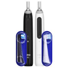 Braun Oral-B iO5 Duo Matt Black / Gana balta elektrinis dantų šepetėlis