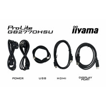 iiyama G-MASTER GB2770HSU-B6 kompiuterio monitorius 68,6 cm (27 colių) 1920 x 1080 pikselių Full HD LCD juodas