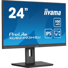 iiyama ProLite computer monitor 60.5 cm (23.8&quot;) 1920 x 1080 pixels Full HD LED Black