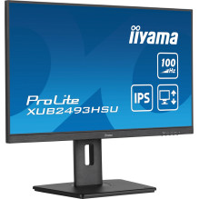 iiyama ProLite computer monitor 60.5 cm (23.8&quot;) 1920 x 1080 pixels Full HD LED Black