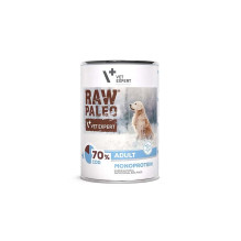 RAW PALEO Adult Monoprotein Cod - šlapias šunų maistas - 400 g