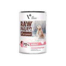 RAW PALEO Adult Monoprotein Pork - wet dog food - 400 g