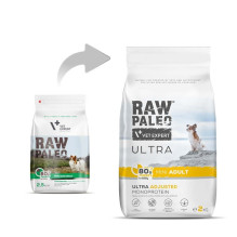 RAW PALEO Ultra Mini Adult Turkey - sausas šunų maistas - 2 kg