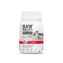 RAW PALEO Ultra Mini Puppy Beef - sausas maistas mažų veislių šuniukams - 2 kg