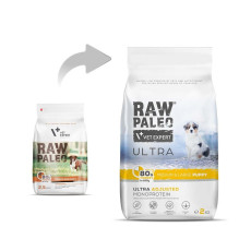 RAW PALEO Ultra Medium&amp;Large Puppy Turkey - dry food for puppies - 2 kg