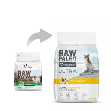 RAW PALEO Ultra Mini Adult Turkey - dry dog food - 750 g