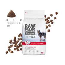 RAW PALEO Ultra Medium&amp;Large Adult Beef - dry dog food - 2 kg