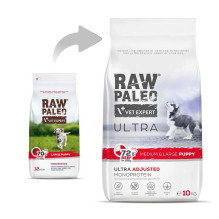 RAW PALEO Ultra Medium&amp;Large Puppy Beef - dry food for puppies - 10 kg