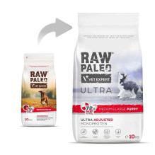 RAW PALEO Ultra Medium&amp;Large Puppy Beef - dry food for puppies - 10 kg