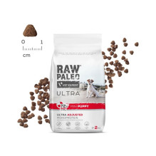 RAW PALEO Ultra Mini Puppy Beef - sausas maistas mažų veislių šuniukams - 750 g