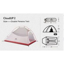 Naturehike NH17T001-T Cloud Up 2 20d hiking tent