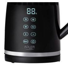 Adler AD 1350 1.7L temperature-controlled LED electric kettle Black