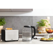 Amica KD 2050G Inox electric kettle 1.7 l 2200 W Transparent