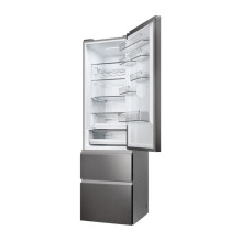 Haier Refrigerator HTW5620CNMP (414L darl inox)