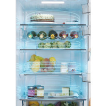 Haier Refrigerator HTW5620CNMP (414L darl inox)