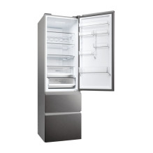 Haier Refrigerator HTW5620CNMP (414L darl inox)