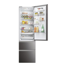 Haier Refrigerator HTW5620CNMP (414L darl inox)