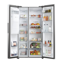 Haier Side by side Refrigerator HSW59F18EIMM (601L inox)