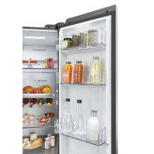 Haier Side by side Refrigerator HSW59F18EIMM (601L inox)