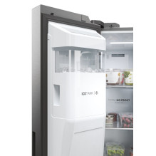 Haier Side by side Refrigerator HSW59F18EIMM (601L inox)