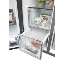 Haier Side by side Refrigerator HSW59F18EIMM (601L inox)