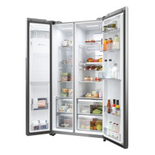 Haier Side by side Refrigerator HSW59F18EIMM (601L inox)