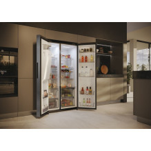 Haier Side by side Refrigerator HSW59F18EIMM (601L inox)