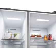 Haier Side by side Refrigerator HSW59F18EIMM (601L inox)