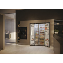 Haier Side by side Refrigerator HSW59F18EIMM (601L inox)