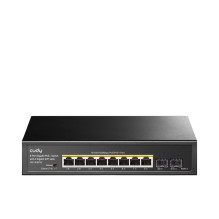 Cudy GS1008PS2 network switch Unmanaged Gigabit Ethernet (10 / 100 / 1000) Power over Ethernet (PoE) Black