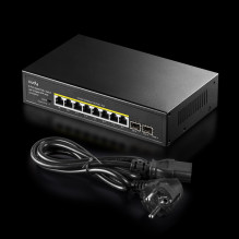 Cudy GS1008PS2 network switch Unmanaged Gigabit Ethernet (10 / 100 / 1000) Power over Ethernet (PoE) Black