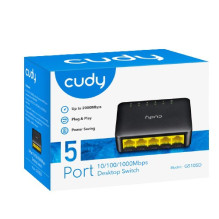 Cudy GS105D network switch Gigabit Ethernet (10 / 100 / 1000) Black