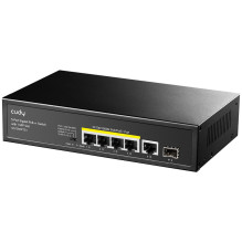 Cudy GS1005PTS1 network switch Gigabit Ethernet (10 / 100 / 1000) Power over Ethernet (PoE) Black