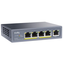 Cudy GS1005P network switch Gigabit Ethernet (10 / 100 / 1000) Power over Ethernet (PoE) Grey