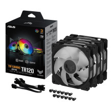 ASUS TUF GAMING TR120 ARGB 3IN1 juodas kompiuterio dėklas Oro aušintuvas 12 cm