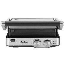 Amica GK4011 outdoor barbecue / grill Tabletop Electric Black, Stainless steel 2000 W