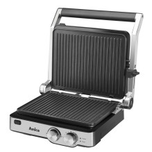 Amica GK4011 outdoor barbecue / grill Tabletop Electric Black, Stainless steel 2000 W