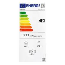 Šaldytuvo-šaldiklio derinys SAMSUNG RB38C602DSA
