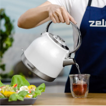 Zelmer ZCK7940 elektrinis virdulys 1,5 L 2200 W Nerūdijantis plienas, balta