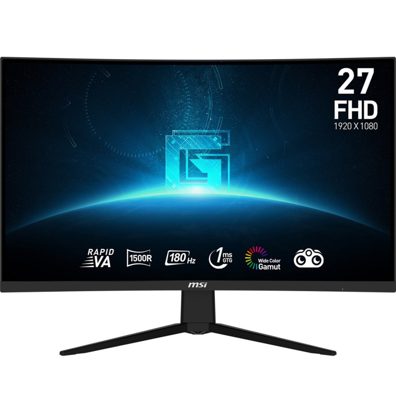 MSI G27C3F computer monitor 68.6 cm (27&quot;) 1920 x 1080 pixels Full HD LCD Black