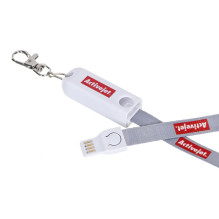 Activejet lanyard with charging cable 3-in-1 phone charger