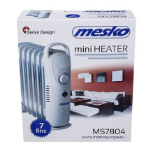 Mesko MS7804 elektrinis patalpų šildytuvas Tepalinis elektrinis patalpų šildytuvas Indoor White 700 W