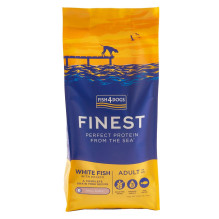 FISH4DOGS Finest Ocean White fish S - dry dog food - 6kg