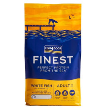 FISH4DOGS Finest Ocean White fish M / L - dry dog food - 12kg