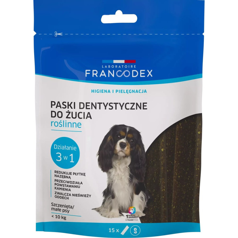 FRANCODEX Dental Strips S - dog treat - 15