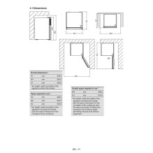 Whirlpool W55VM 1120 W 2 WS combi-fridge Freestanding 122 L E White